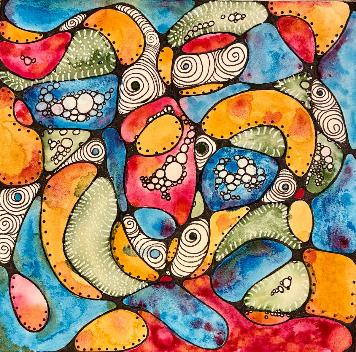 Neurographic Joy by Jenny Mahan  Image: 100 Day Project 2025 #36