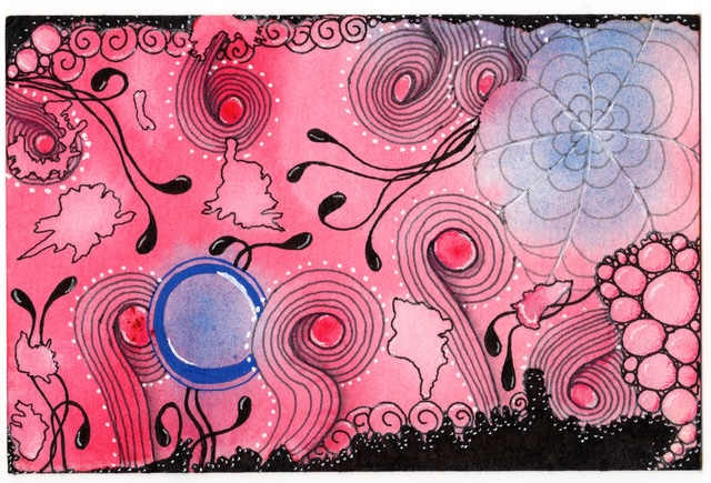 Pink Dreamscape by Jenny Mahan  Image: 100 Day Project 2025 #19