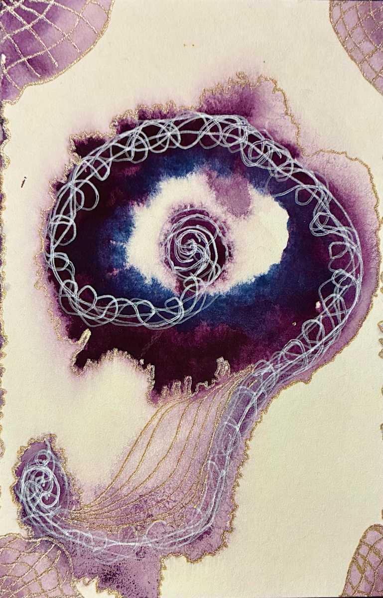 Purple Play by Jenny Mahan  Image: 100 Day Project 2025 #42