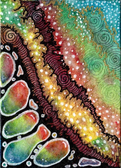 Rainbow Paths by Jenny Mahan  Image: 100 Day Project 2025 #74  Day 100