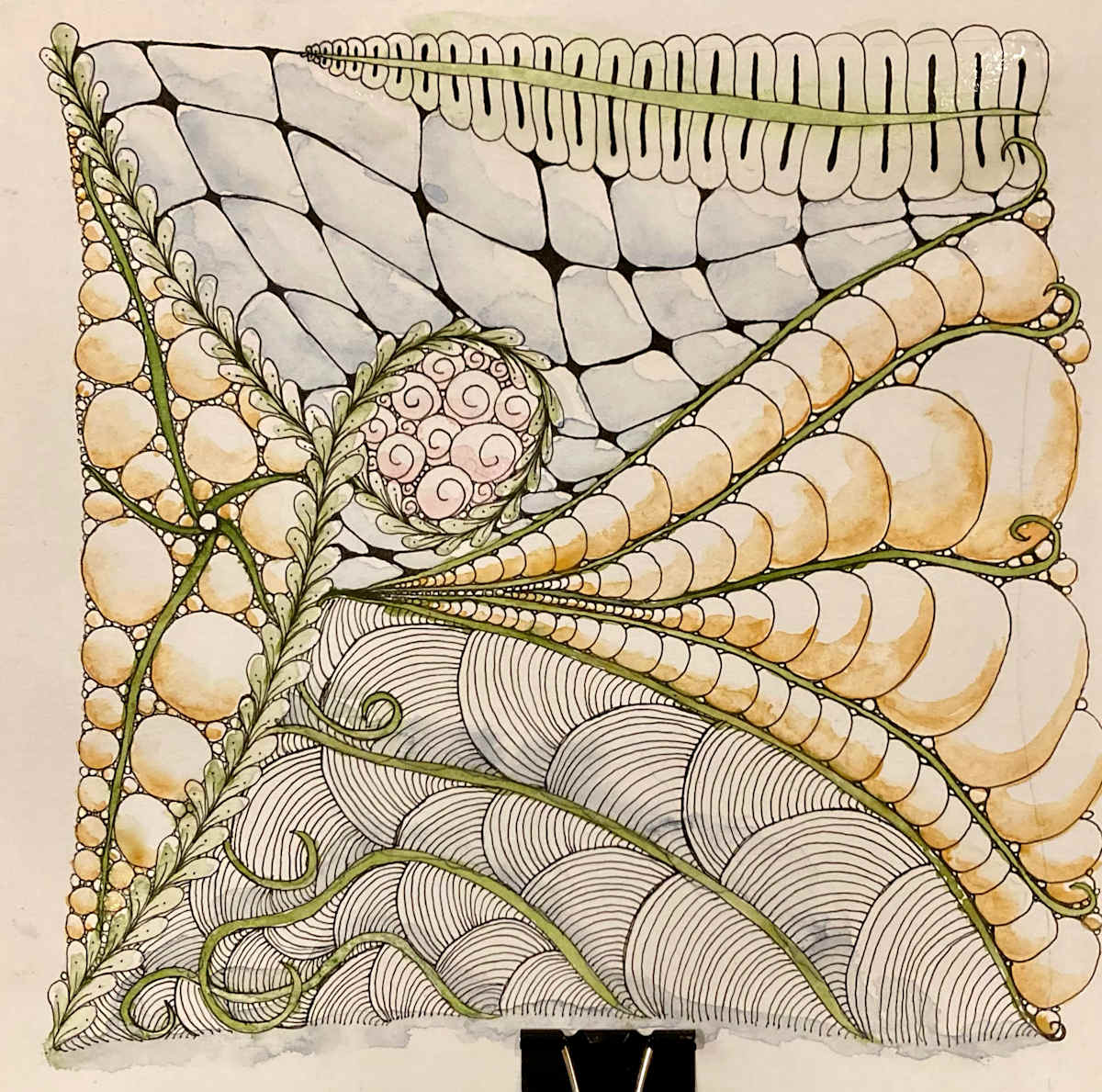 Tangled Meditation by Jenny Mahan  Image: 100 Day Project 2025 #15