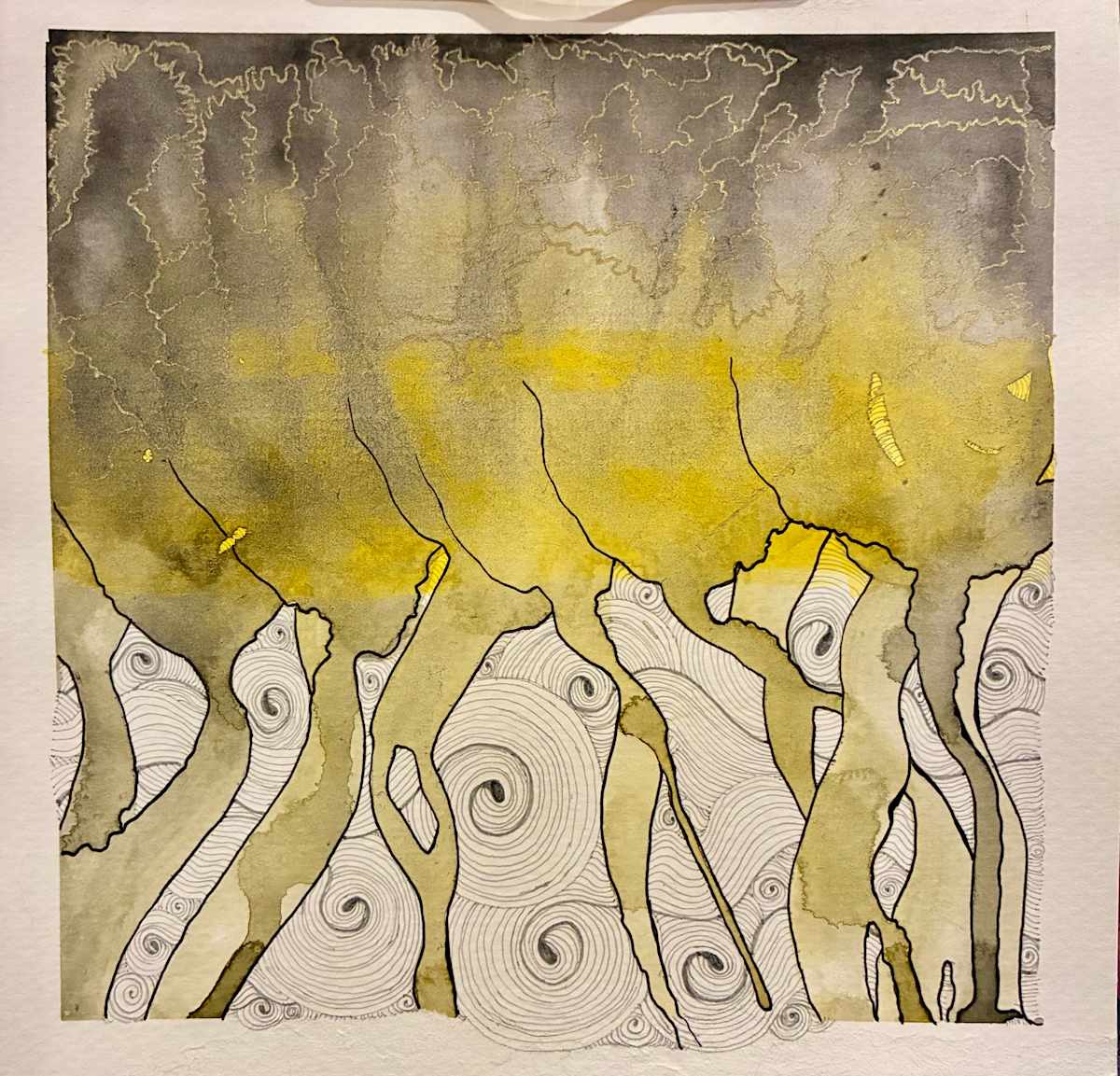 Yellow Whispers by Jenny Mahan  Image: 100 Day Project 2025 #47