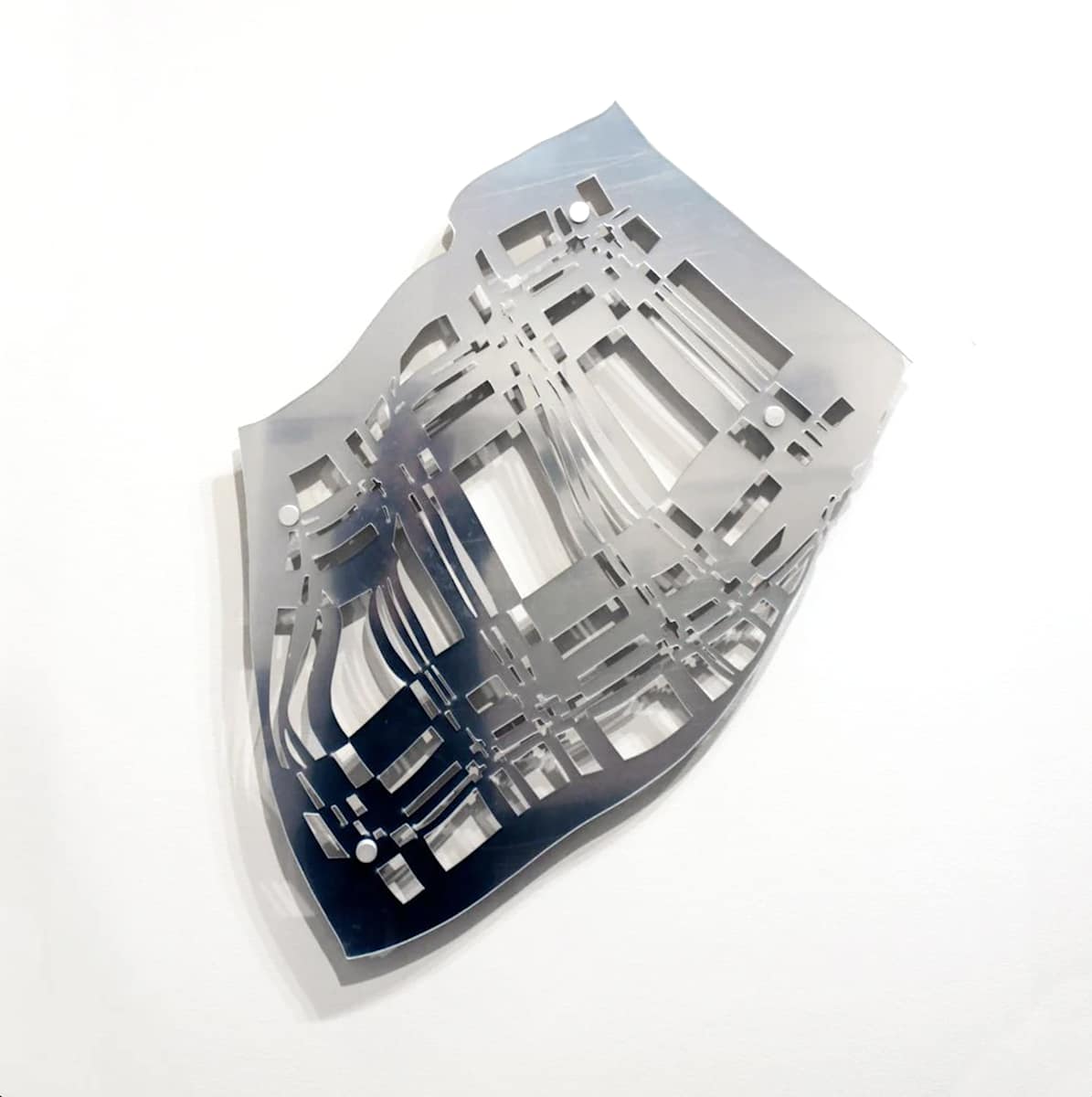 Optical Weave Mirror - Undulate by Lizz Aston, Image 1.