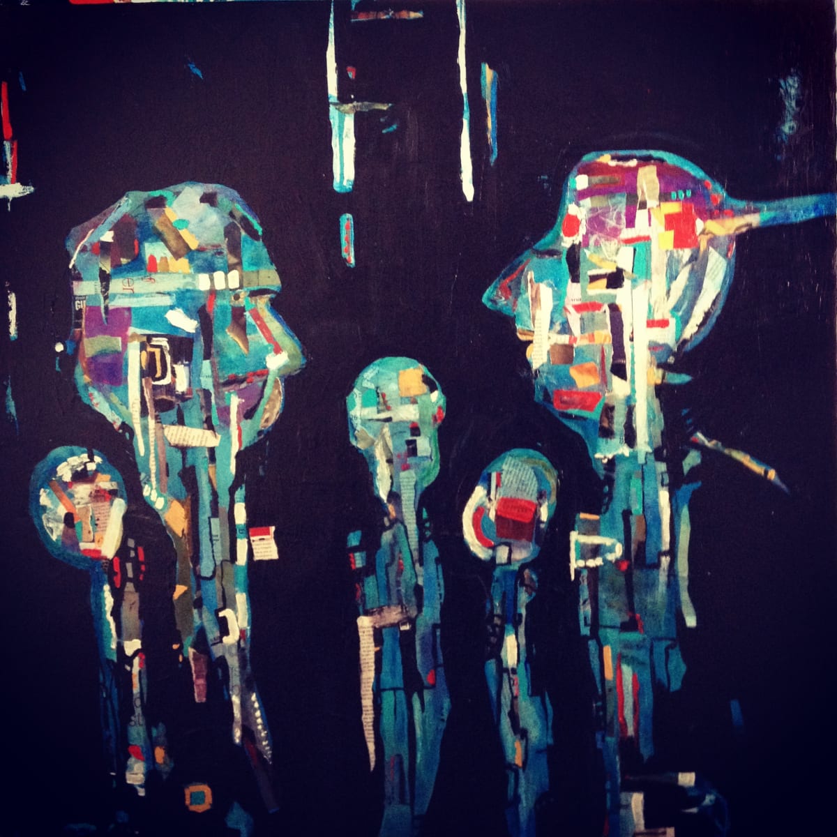 Talking Heads Series by Sue Ennis, Image 1.