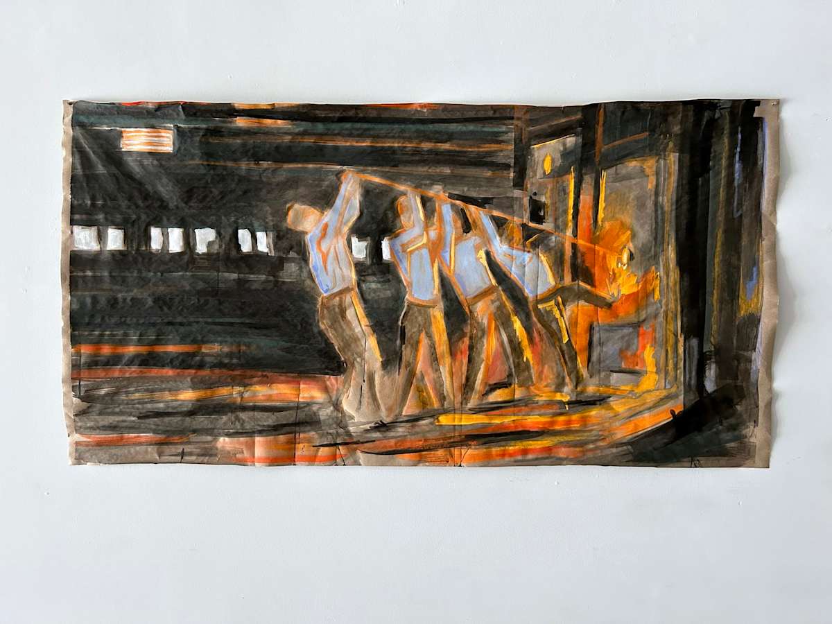 "Open Hearth" by Cory Bonnet by Patterns of Meaning  Image: "Open Hearth" Detail 