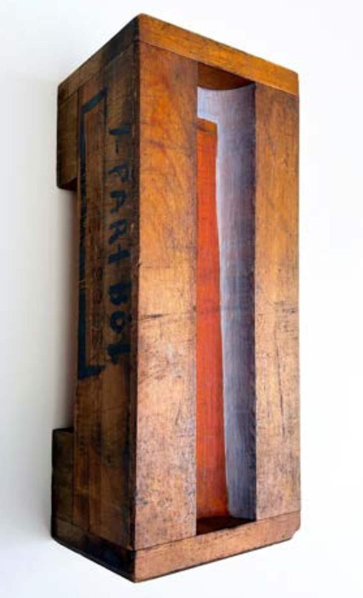 "Stack 1" by Cory Bonnet by Patterns of Meaning  Image: "Stack 1" side view 