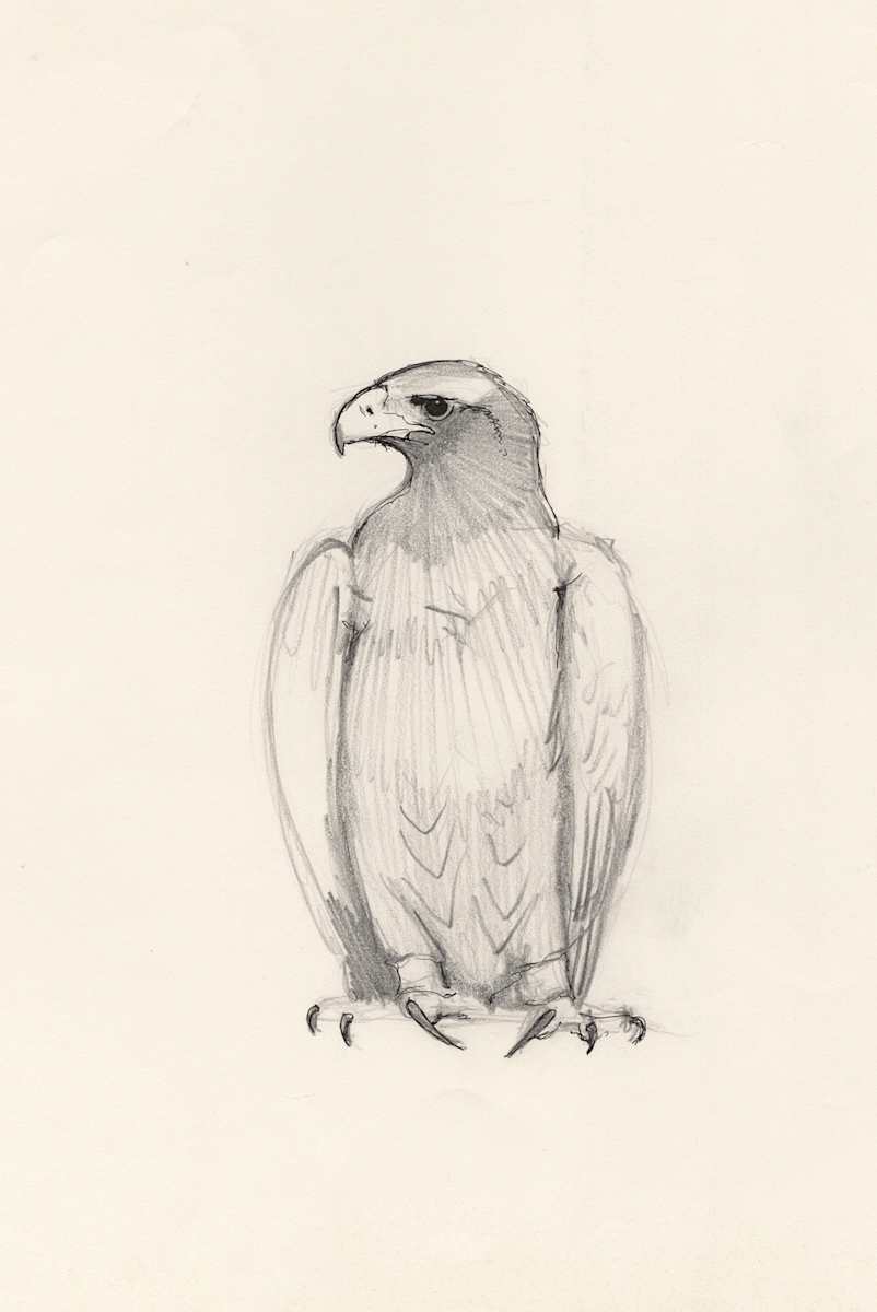 Sam leaning by RAG Davies, Image 1.