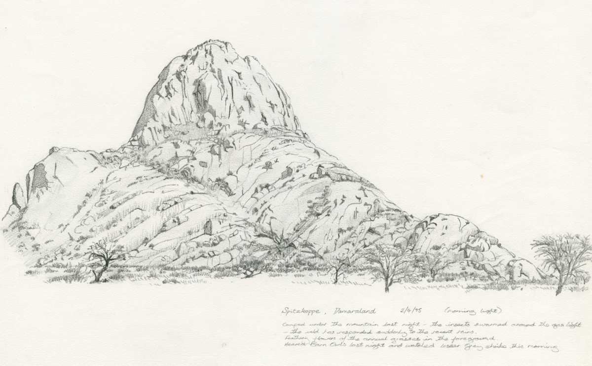 Spitzkoppe granite massif by RAG Davies 