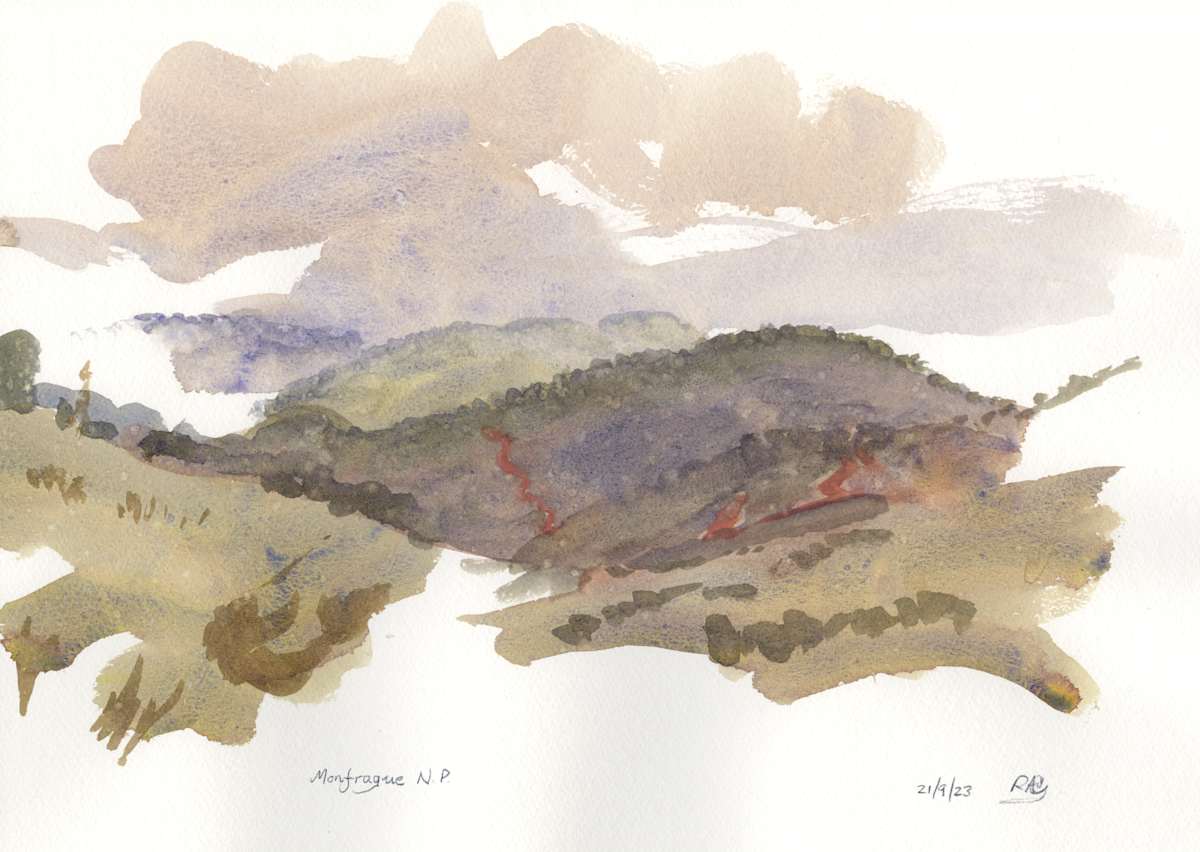 Monfrague National Park, Villarreal de San Carlos, looking West by RAG Davies 