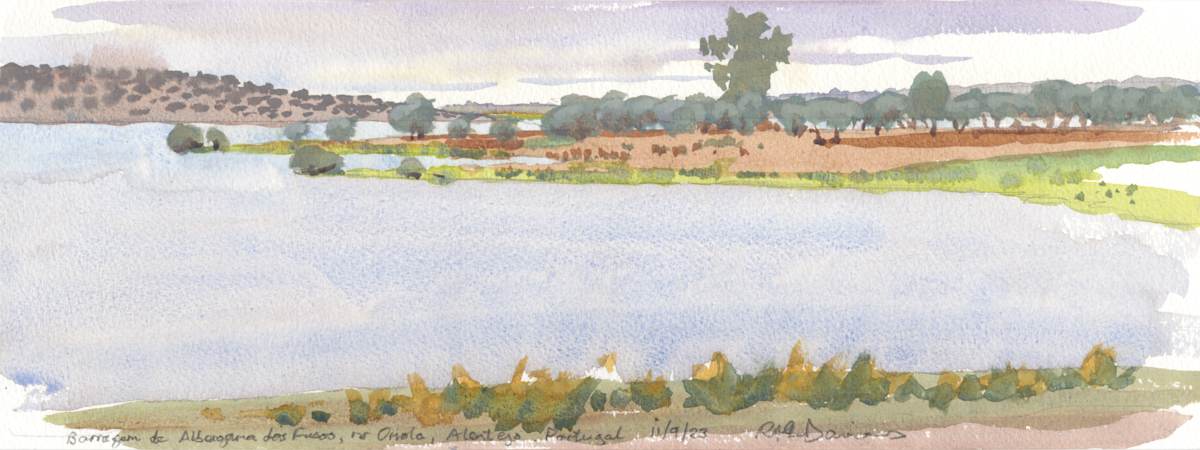 Barragem de Albergaria dos Fusos by RAG Davies 