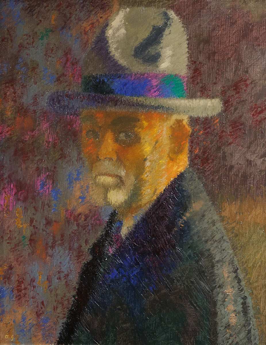 Self portrait by Augusto Giacometti, Image 4.
