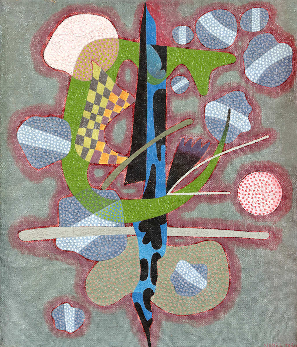 Froh (Happy) by Otto Nebel, Image 1.