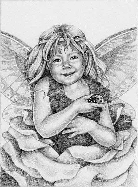 LadyBug Fairy by Susan Helen Strok, Image 1.