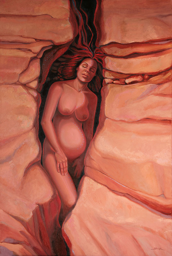 Red Rock Madonna by Susan Helen Strok 