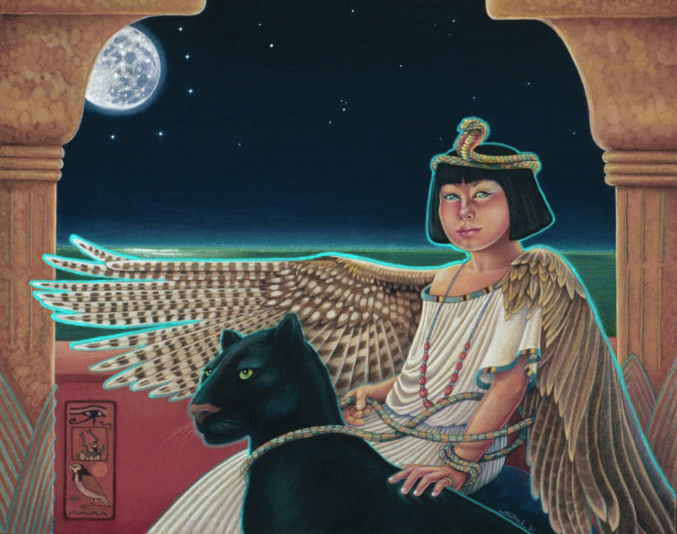 Young Isis Protects the Night by Susan Helen Strok 