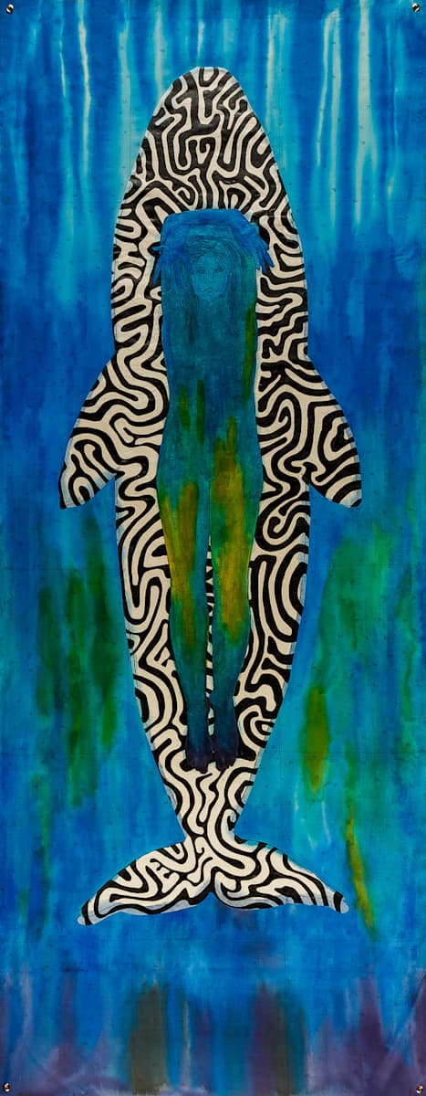 Woman in Whale by Kimberly Callas 