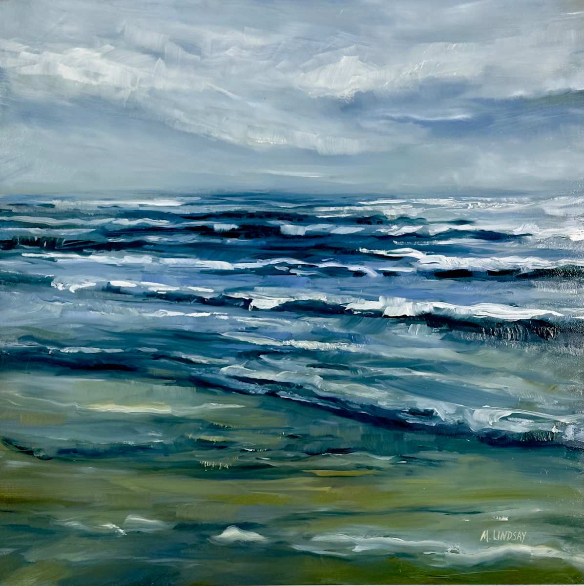 Coastal, Arrive by Marjorie Lindsay  Image: Full Painting