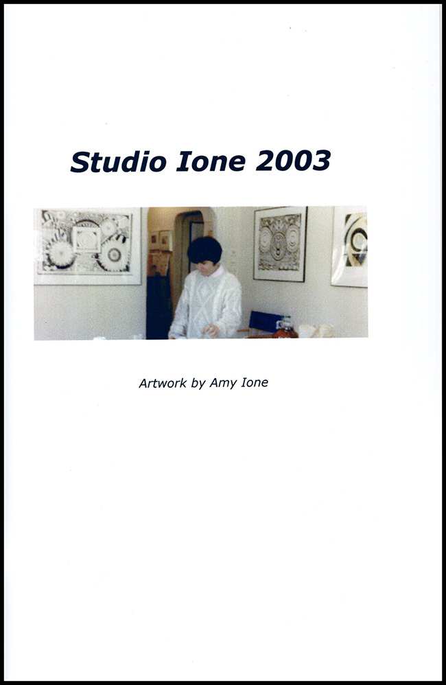 Studio Ione: Art by Amy Ione by Amy Ione  Image: Saddle-stitched book. Click purchase to download.