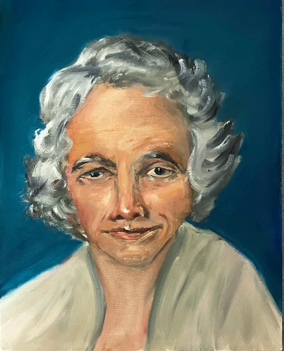 Unfinished Memory of My Mother by Amy Ione  Image: Oil on canvas. Measures 24x20 inches. 