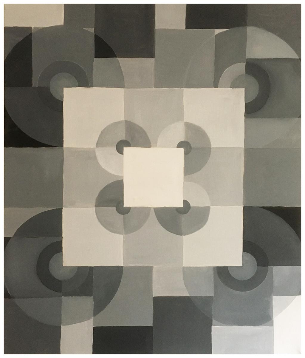 Pandemic Value Study #1 by Amy Ione  Image:  Unframed. Measures 20x24x1 inches.