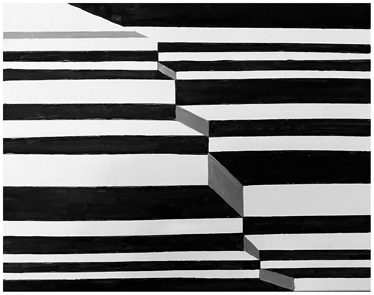Uncertainty by Amy Ione  Image: Measures 12.25x9.5 inches. Signed on back.