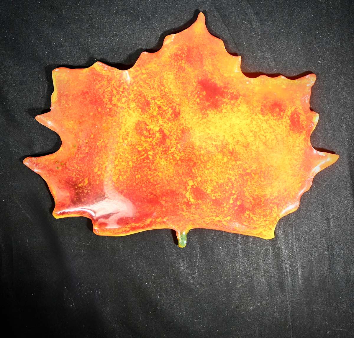 Fall maple leaf by Susan Mason 