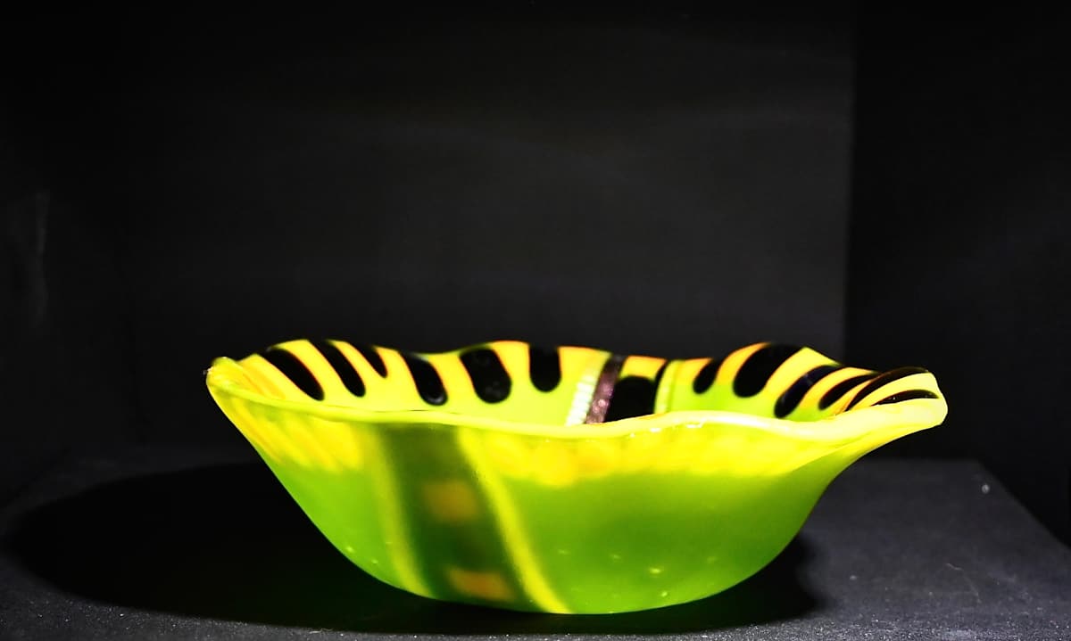 Inverted Turtle shell bowl by Susan Mason  Image: Side view Inverted turtle bowl