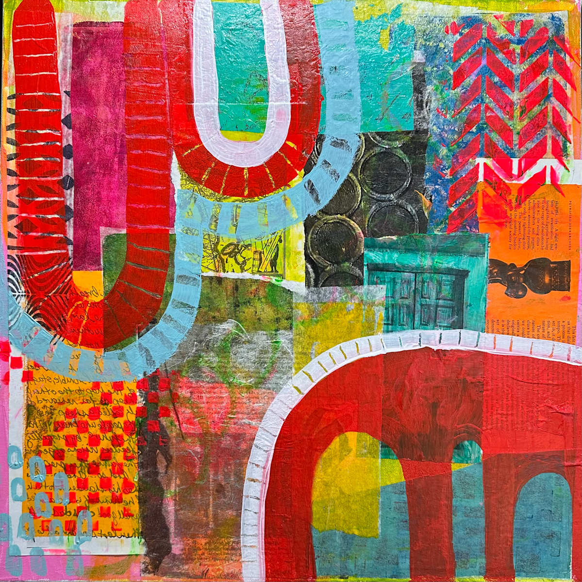 Arches are Doorways by Another Name by sara koenig  Image: This piece plays on the idea of passageways and sanctuaries