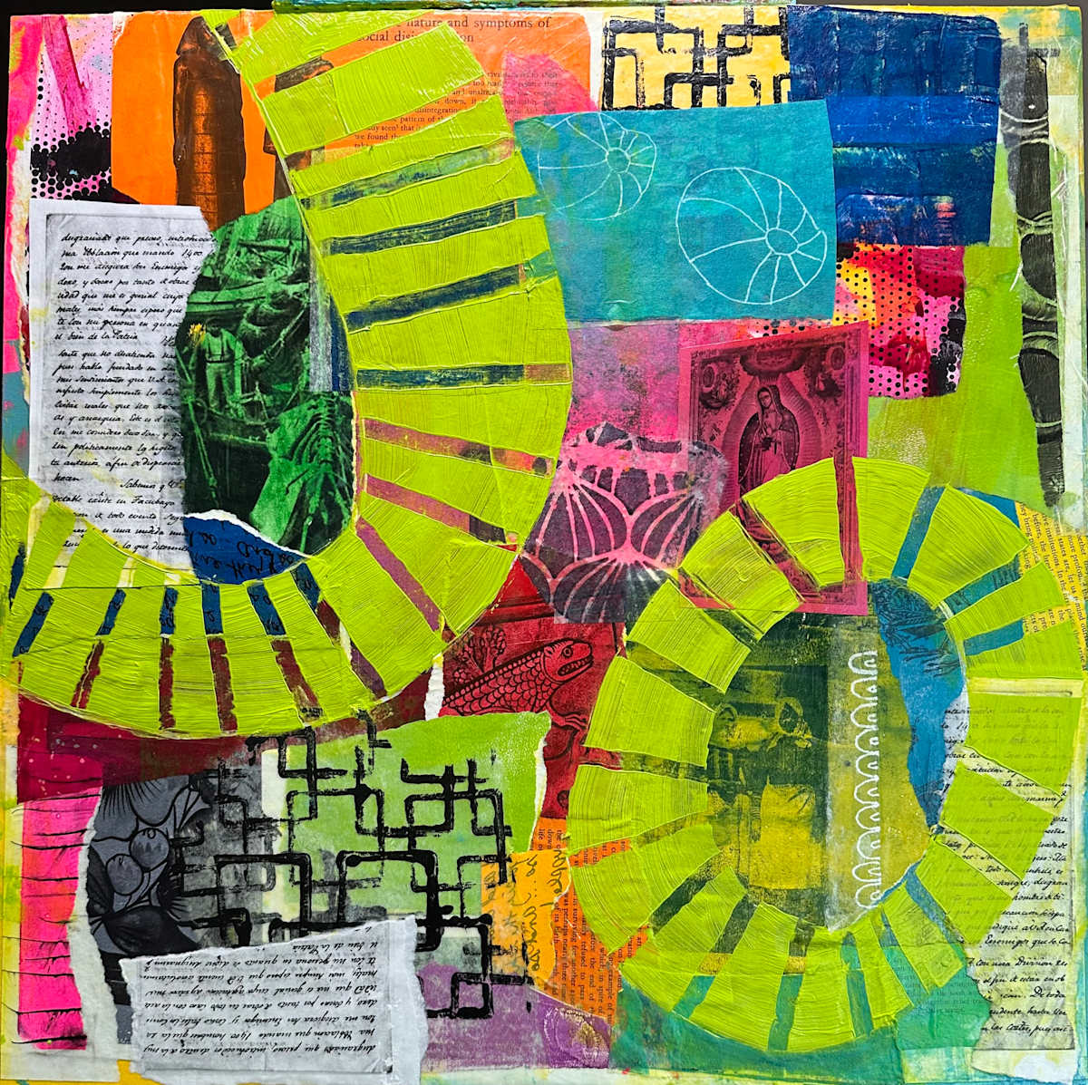 There be dragons by sara koenig  Image: This piece is inspired by stories of sailors throughout history. 