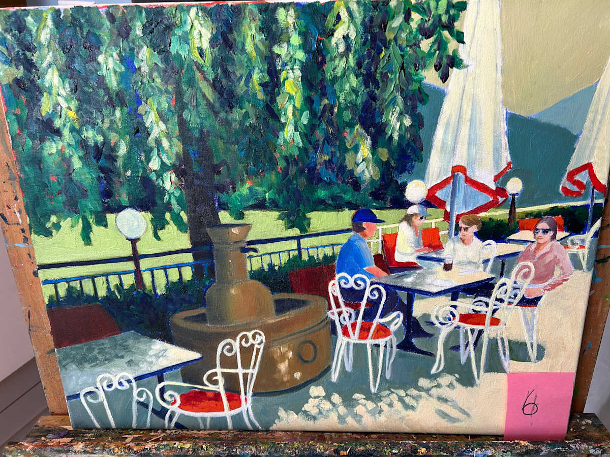 Austria Cafe #1 by Laura Hartman 