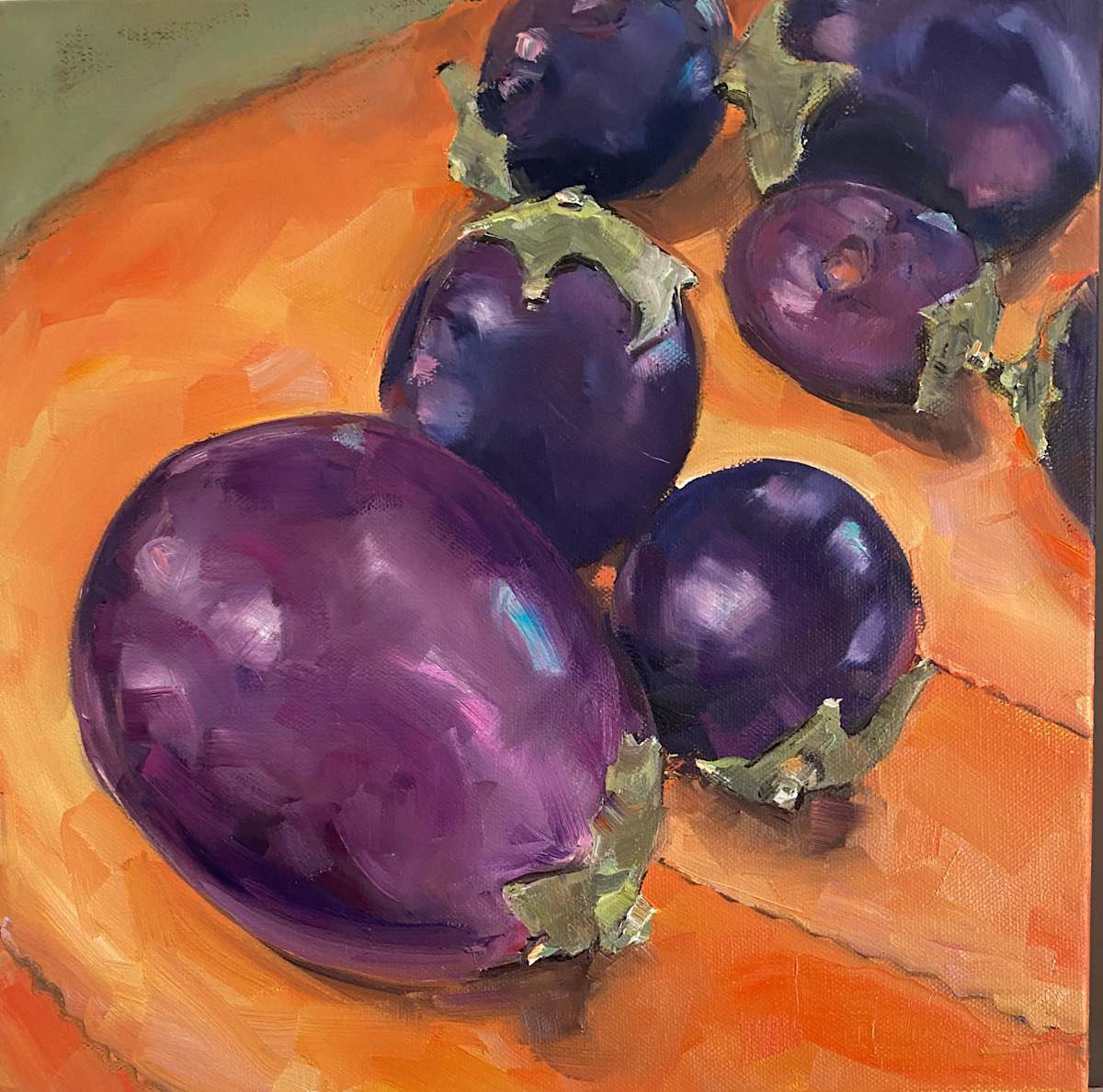 Eggplant One On Me by Monte Perry 