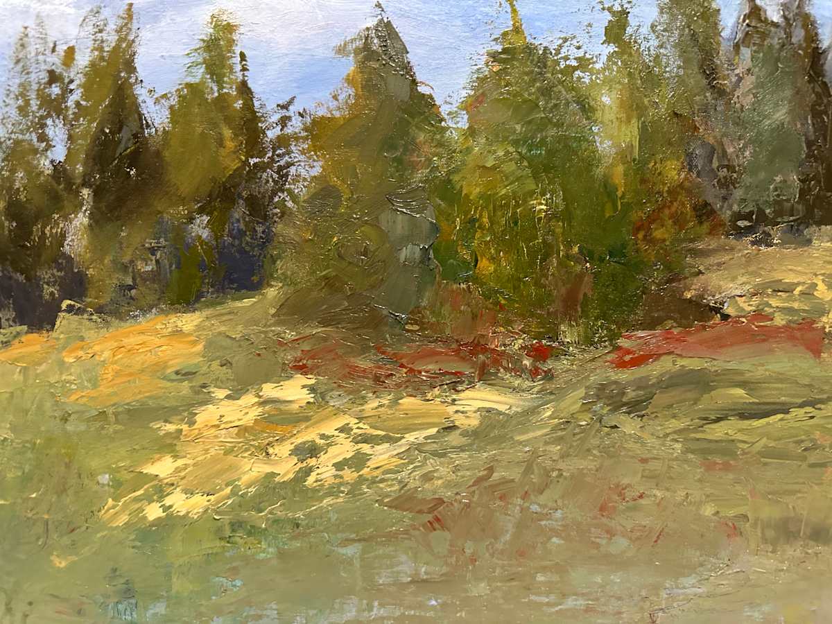 Happy Trees in the Meadow by Monte Perry 