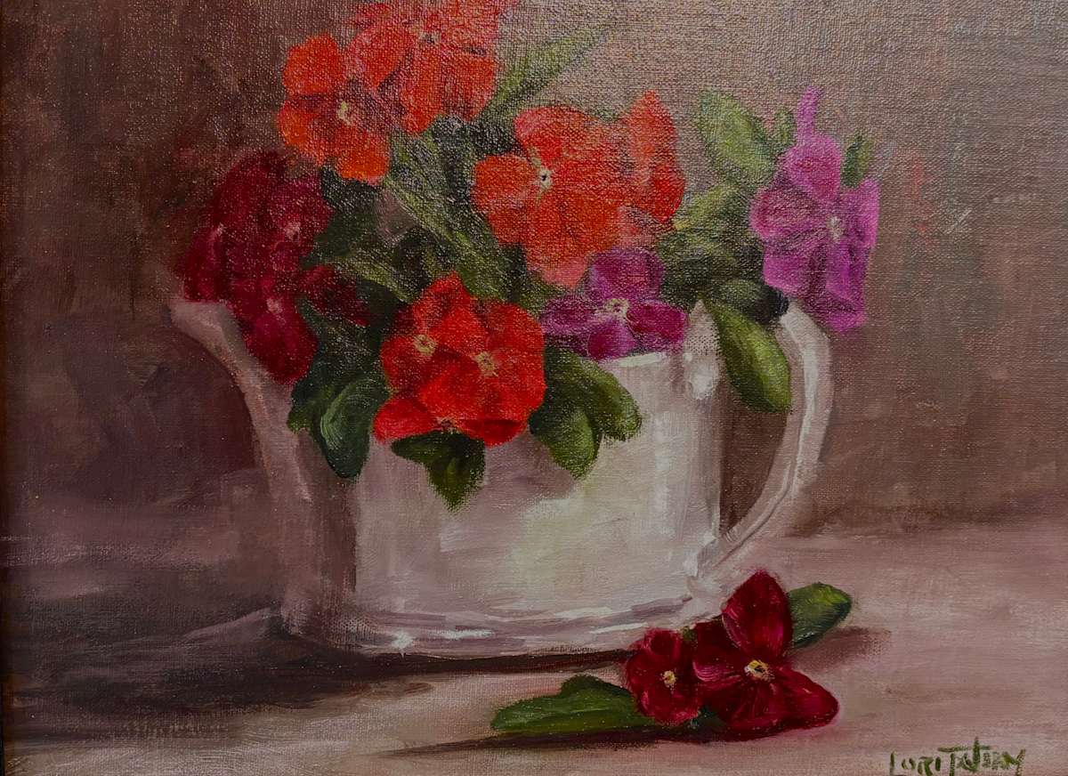 Teapot full of Happy by Monte Perry 