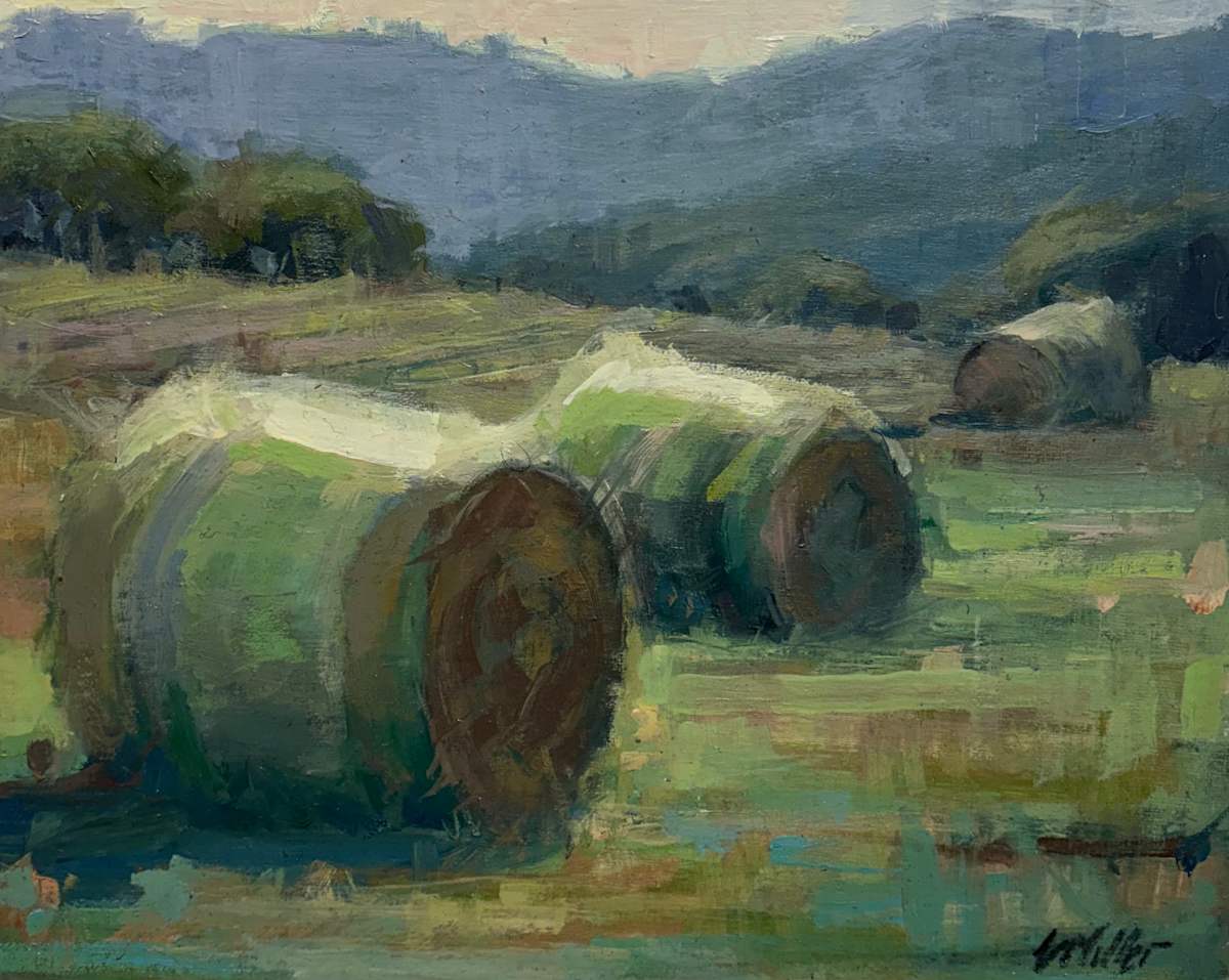 Hay Bales by Flourish Fine Art Gallery & Studio | Artwork Archive
