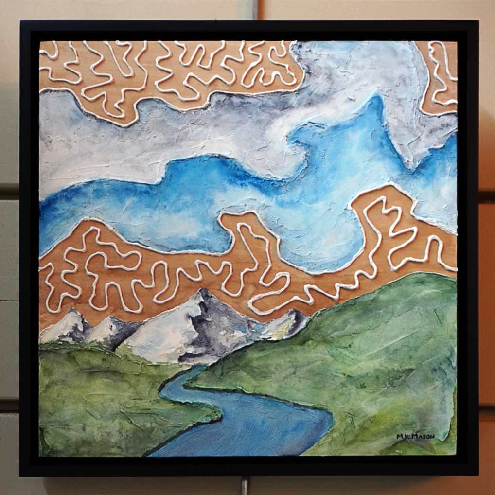 Wooden Landscape 2 by Marissa Mason  Image: Wooden Landscape 2