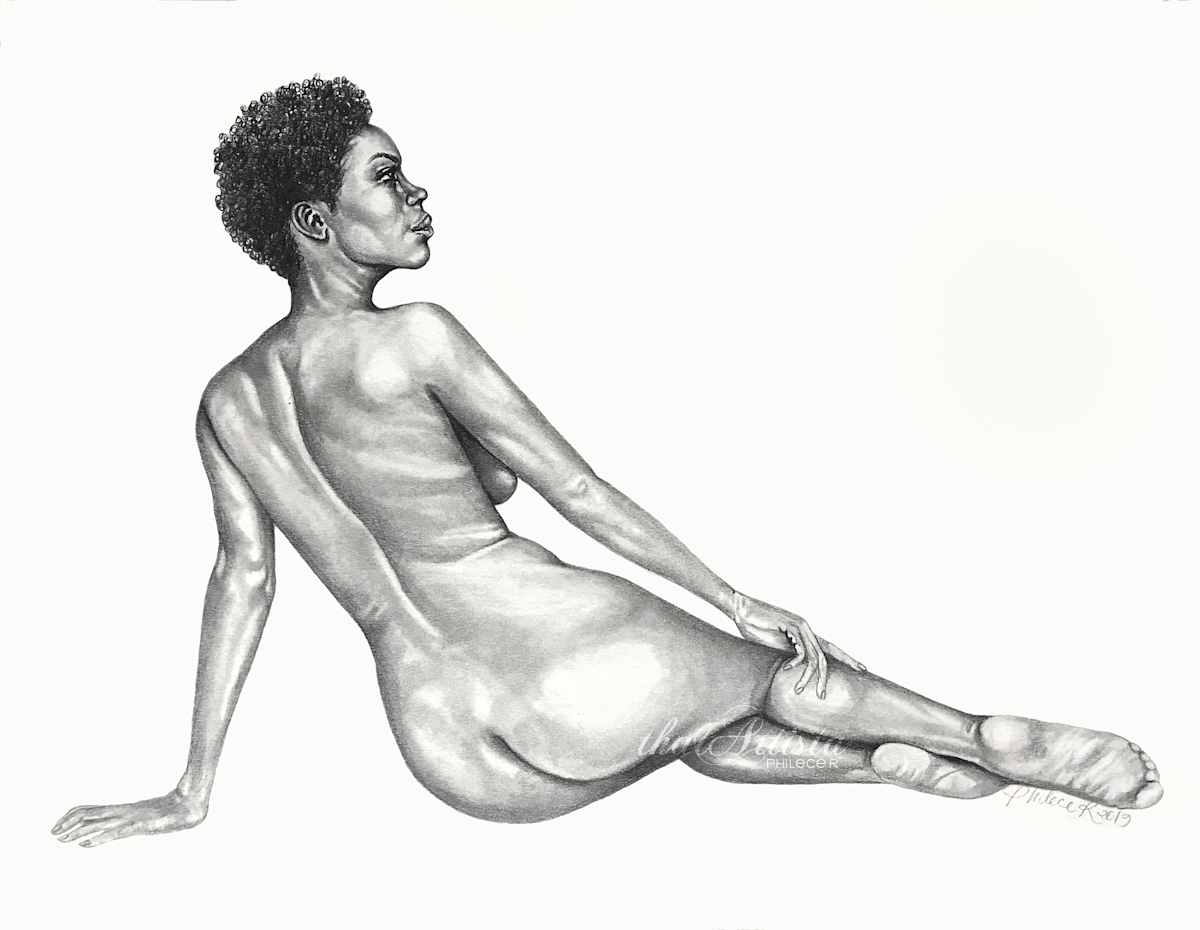 Reclining Woman 1 by Philece R 