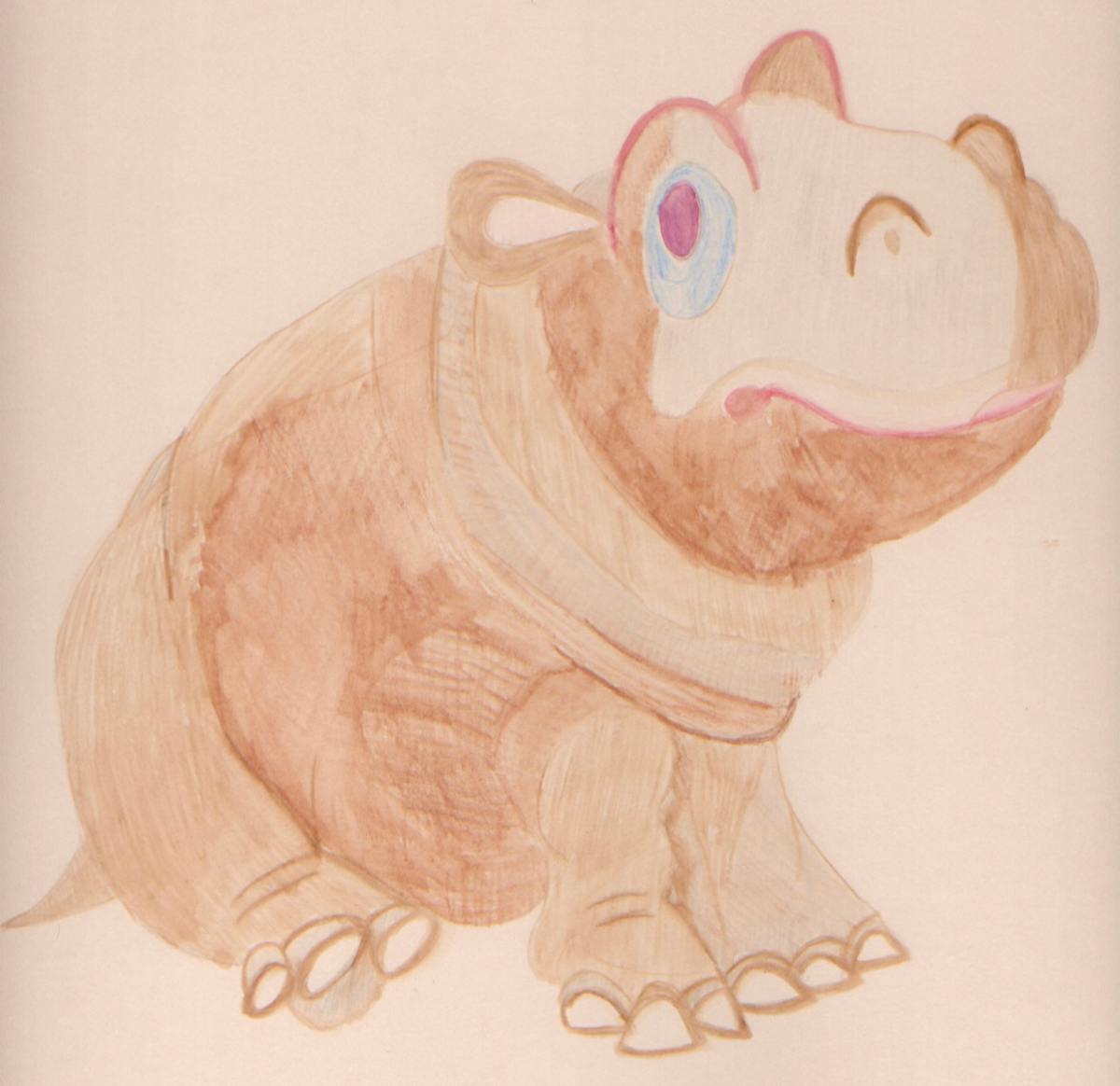 Huberta the Hippo by Charlene Huston 
