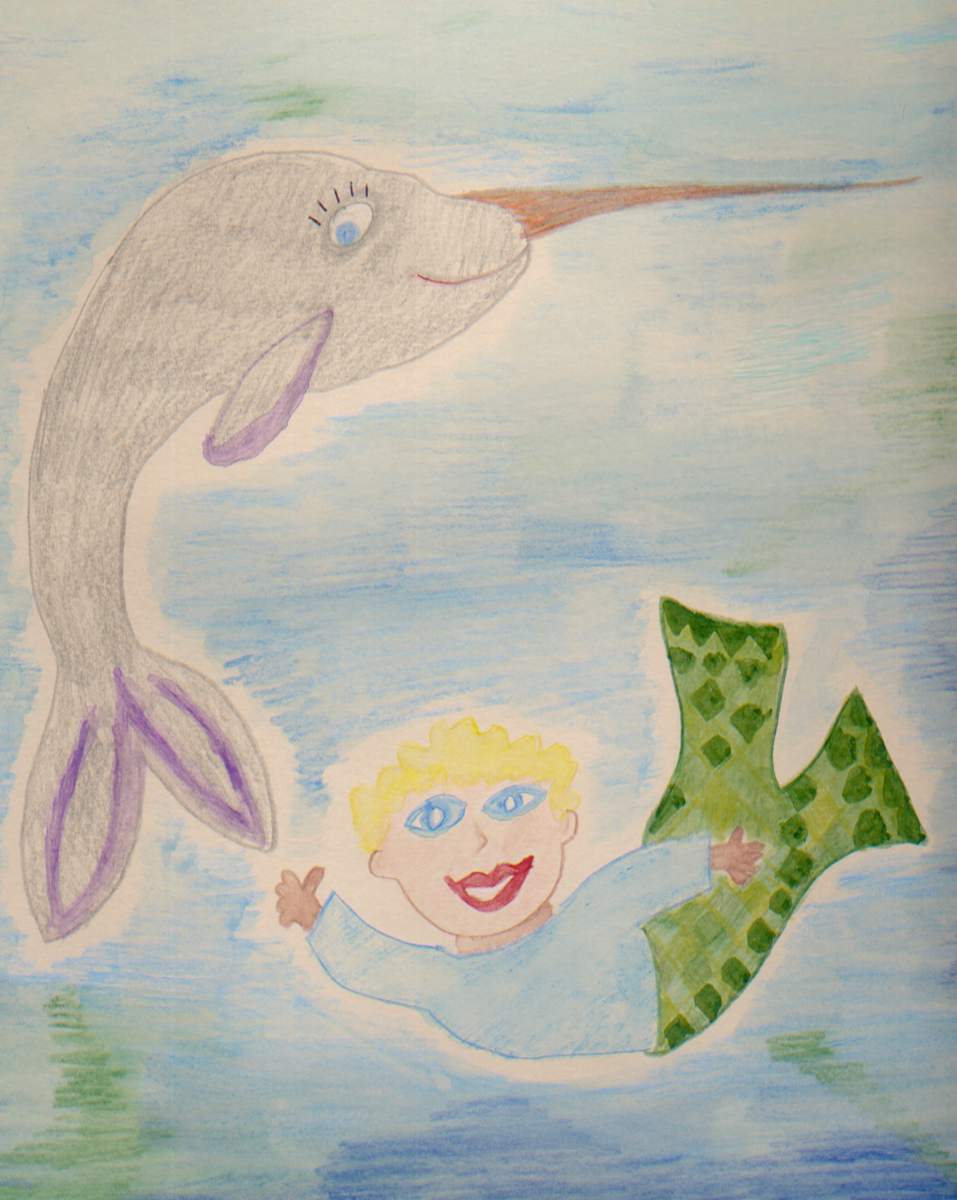 Isla the Tiniest Mermaid in the Sea with Nicky the Narwal by Charlene Huston 