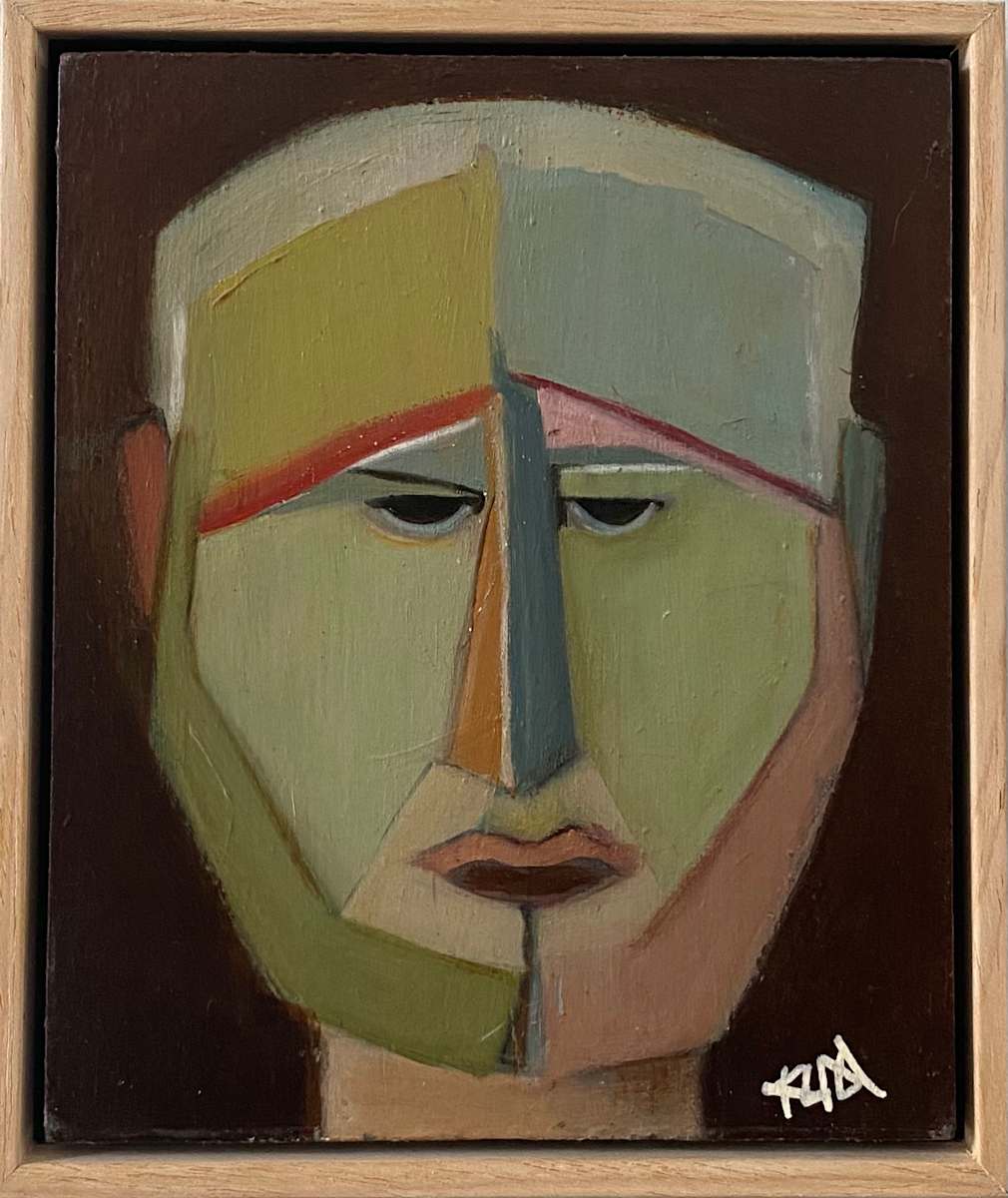 Paul by Karin Moustakas  Image: A portrait of a lanky old friend.