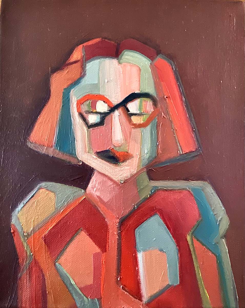 SEEING vs  LOOKING by Karin Moustakas  Image: Seeing versus looking a depiction of a version of self looking for meaning in unscripted clues between what is seen and what isn’t.