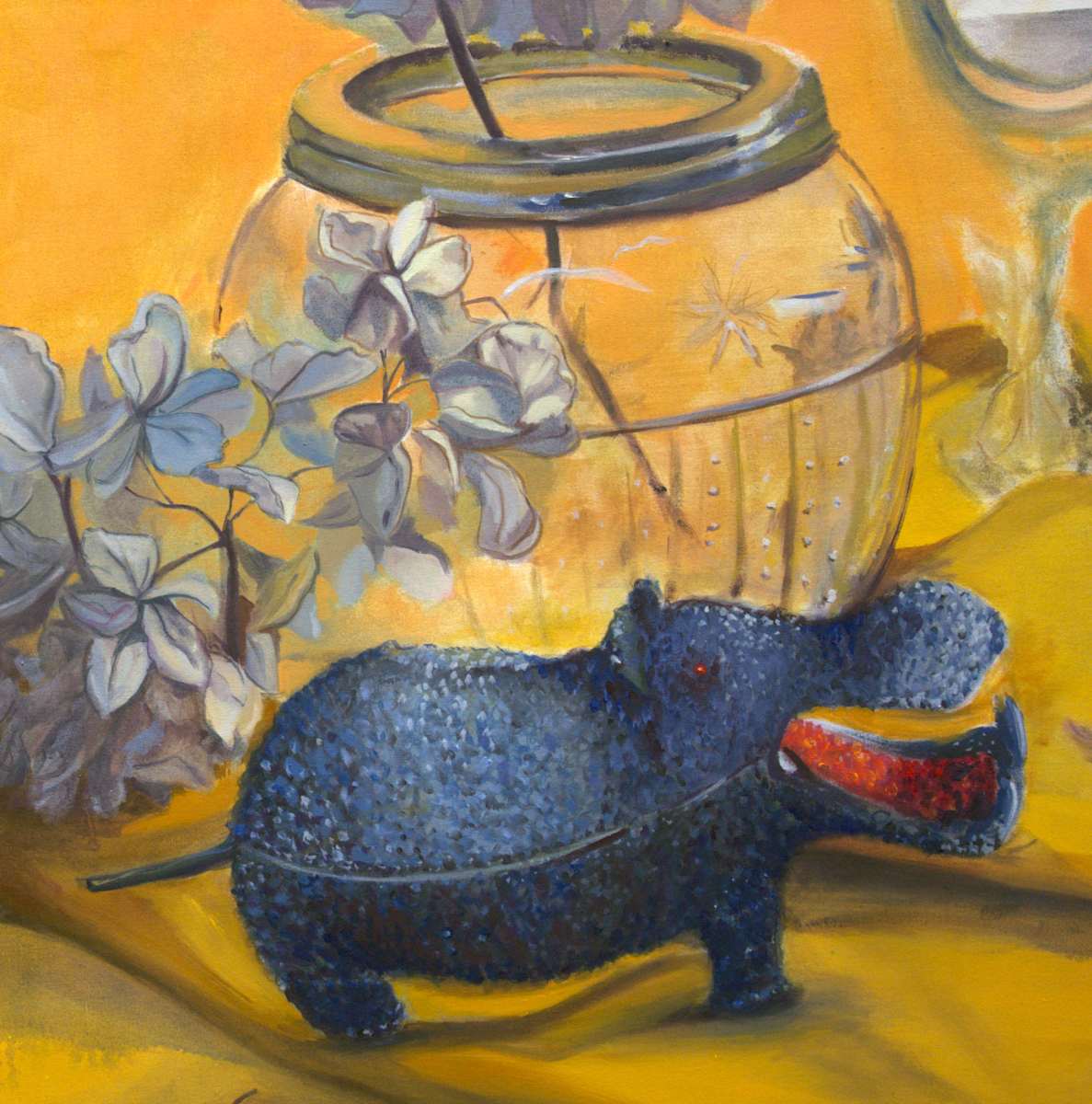 Hippo & Florals by Anya Detonnancourt 