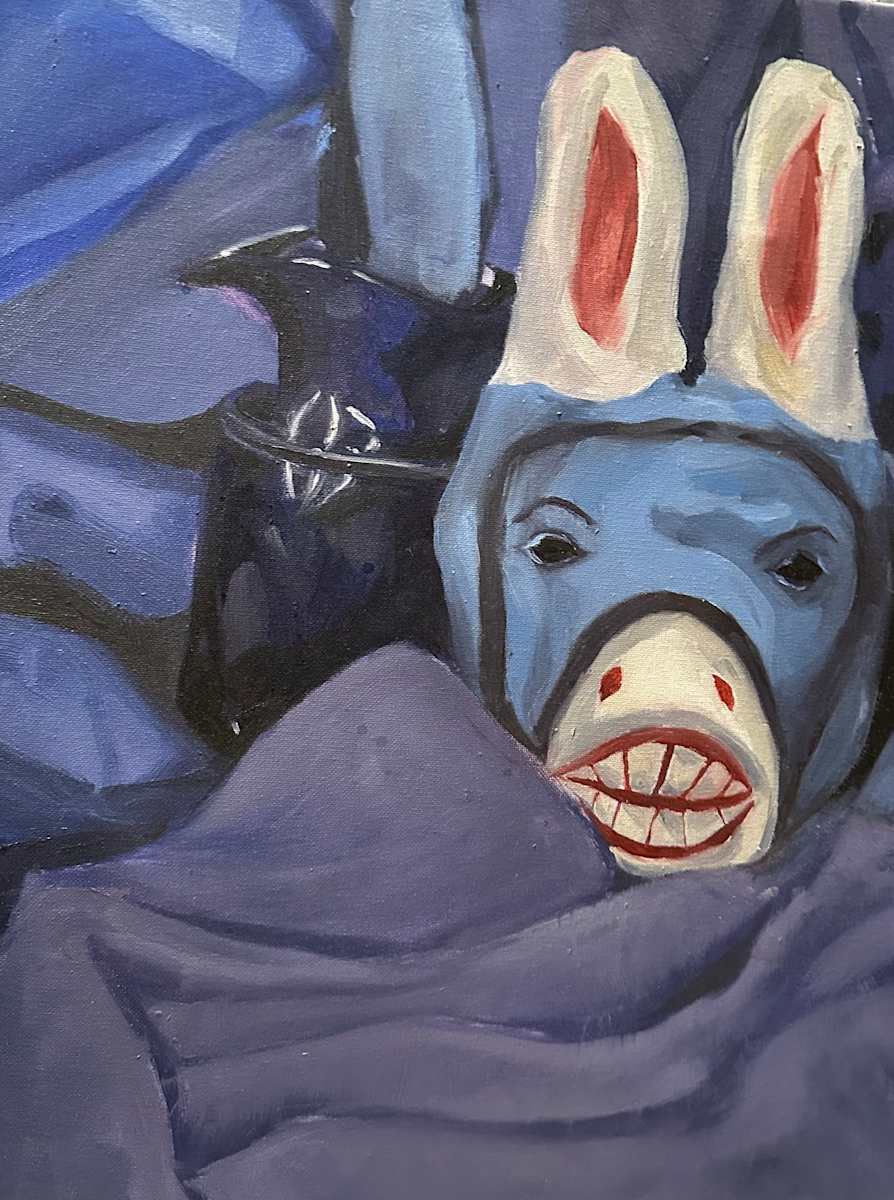 Still Life with Donkey Mask by Anya Detonnancourt 