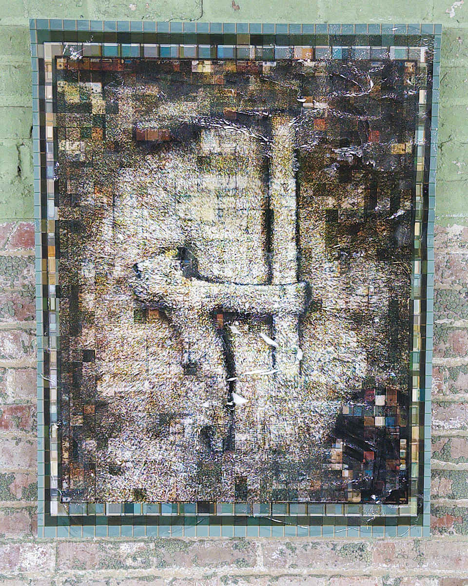 clamp in wood dust by H. Cole Wiley, Image 1.