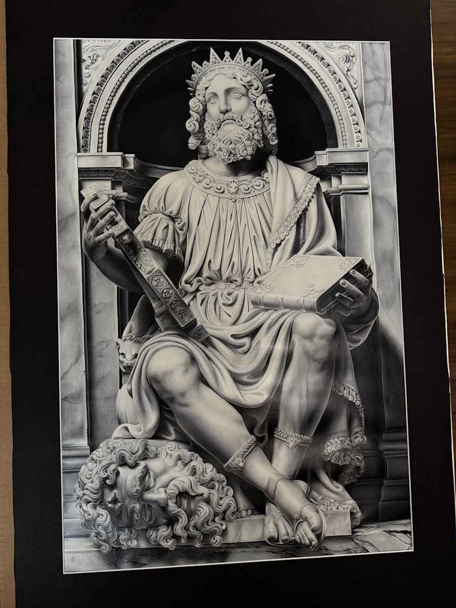 David with the Head of Goliath by Lilian LaBorde, Image 1.