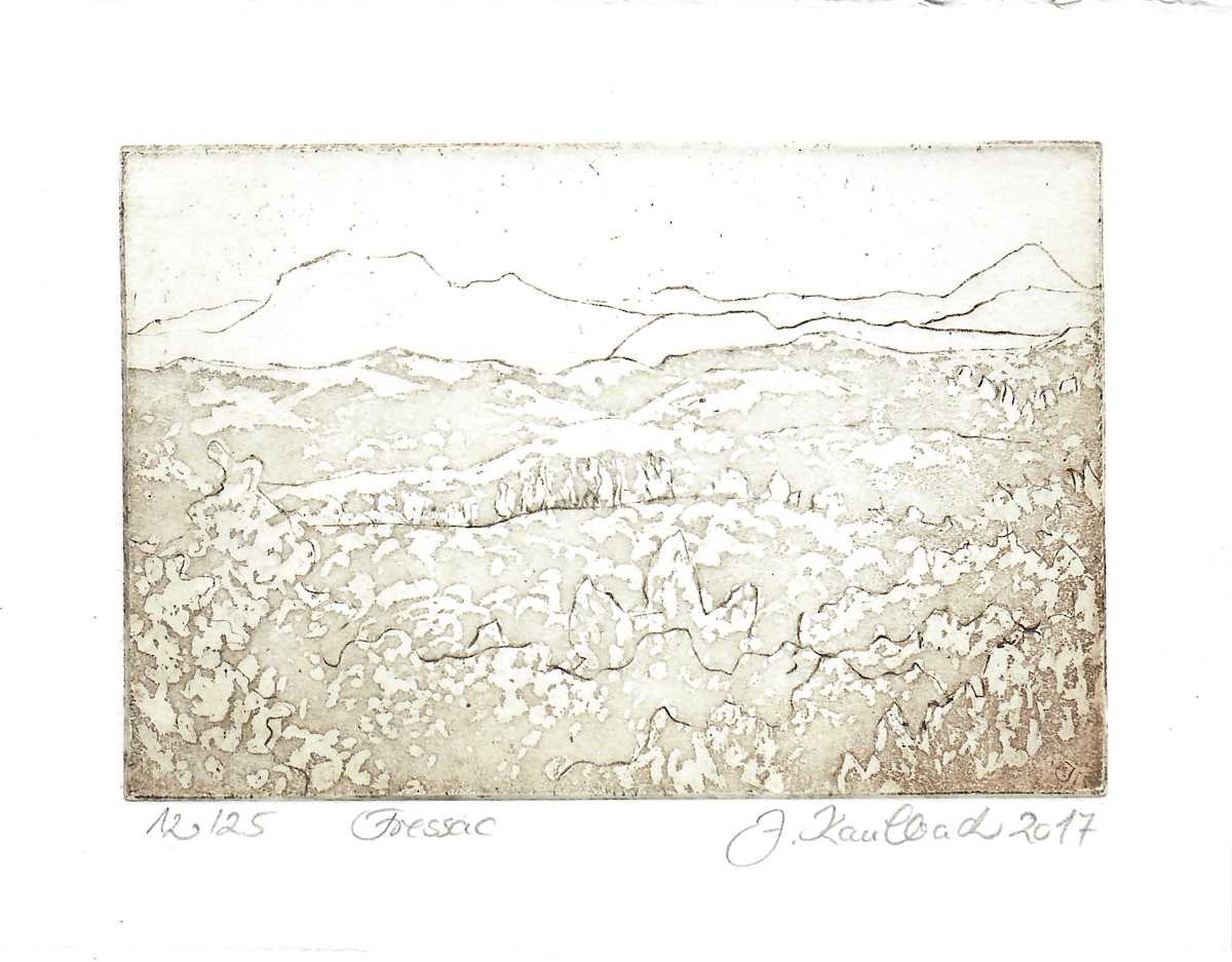 Vue depuis le château de Fressac 12/25 by Julia Kaulbach, Image 1.