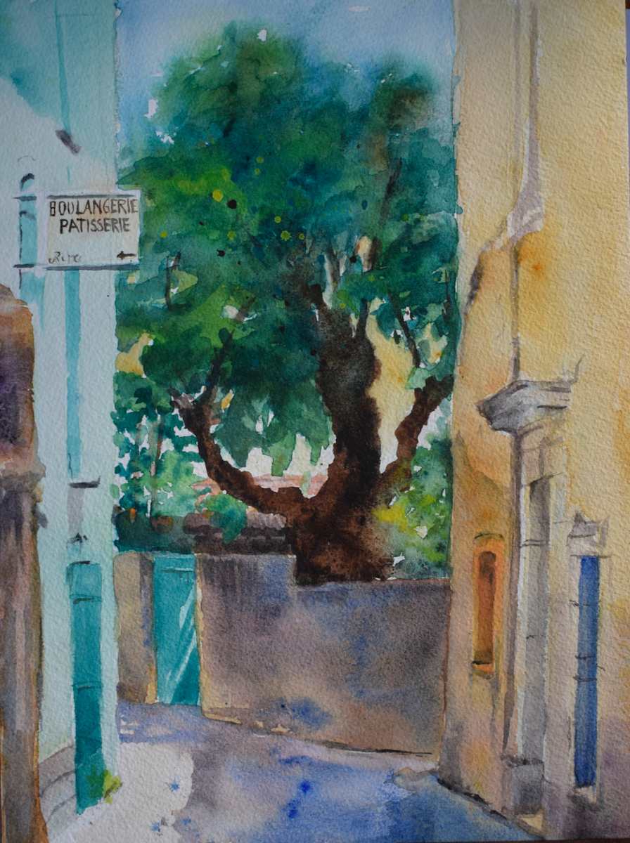 Rue Mazan Boulangerie klassisch by Julia Kaulbach 