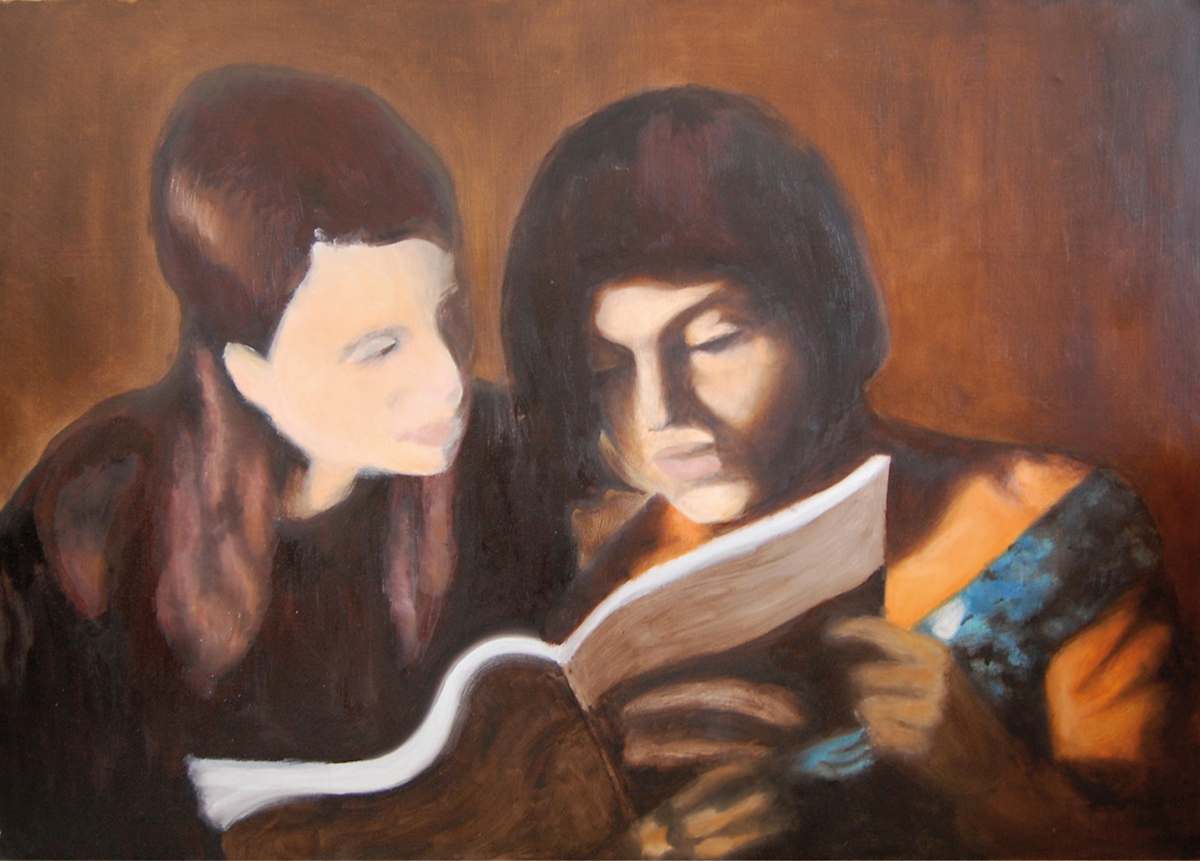 Nina & Kippchen by Julia Kaulbach 