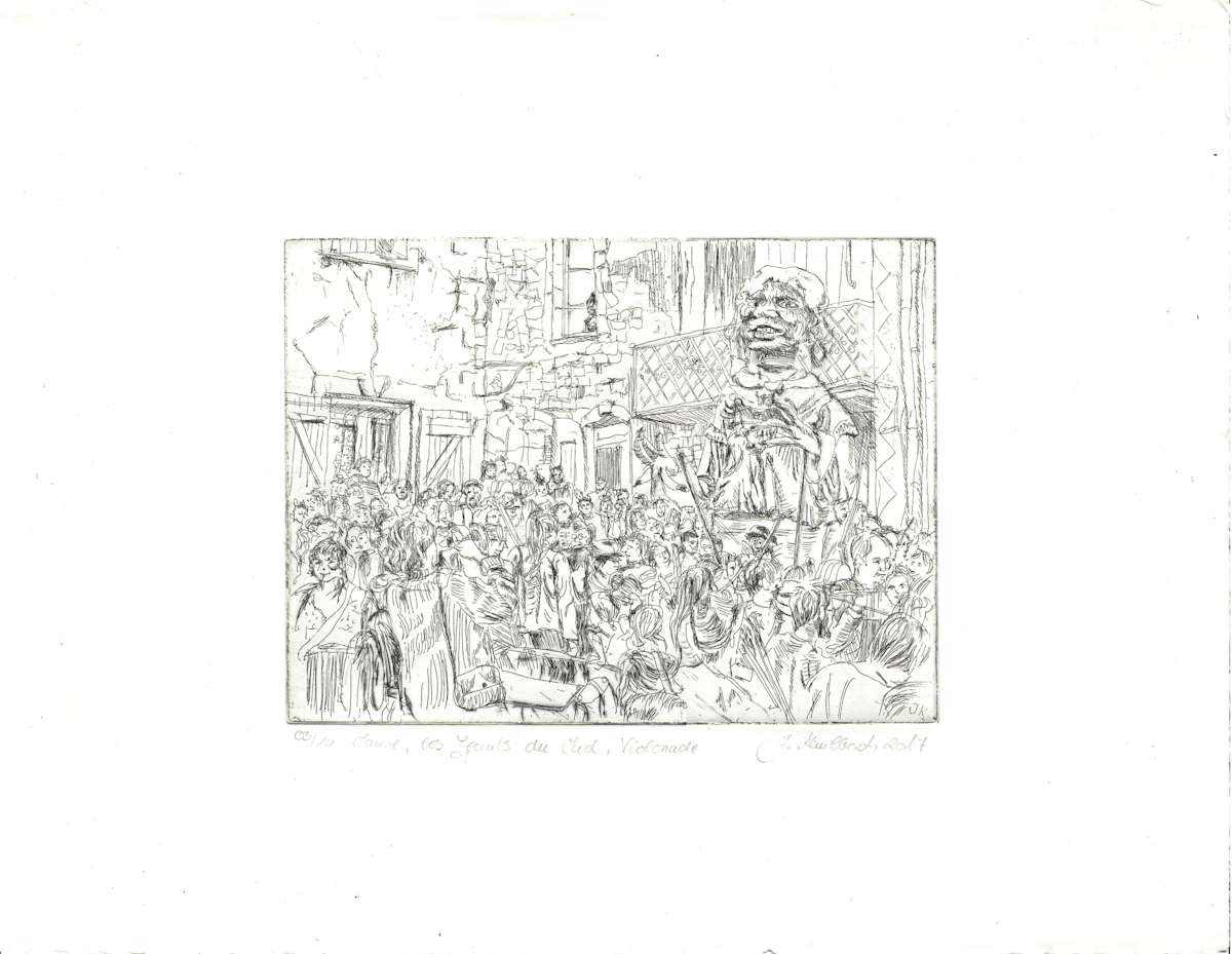 Les Geants du Sud no 1 , grand rue 1/25 by Julia Kaulbach 
