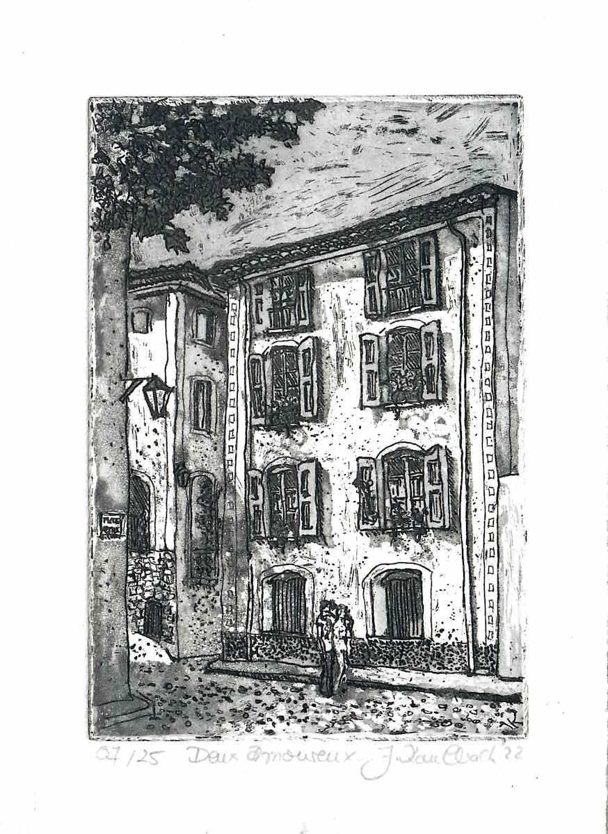 Deux Amoureux à Sauve 7/25 by Julia Kaulbach, Image 1.