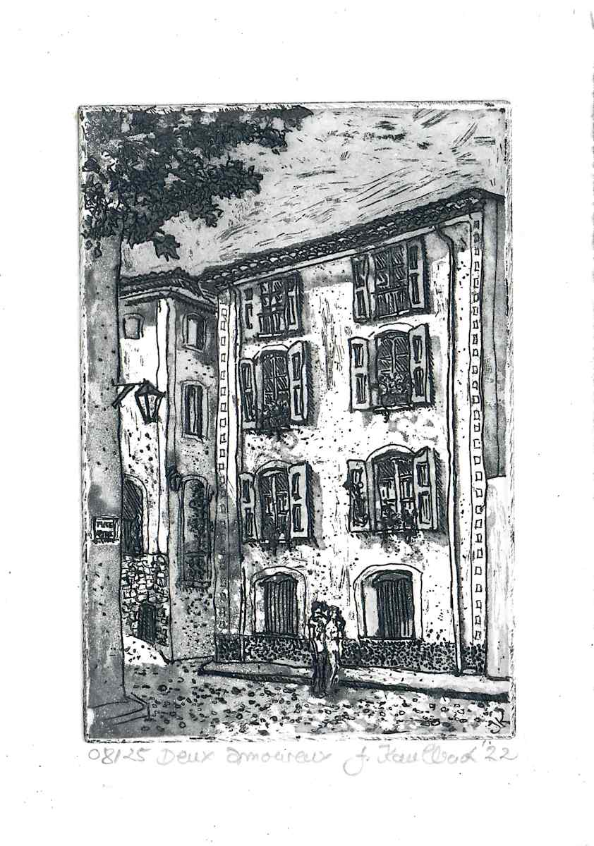 Deux Amoureux à Sauve 8/25 by Julia Kaulbach, Image 1.